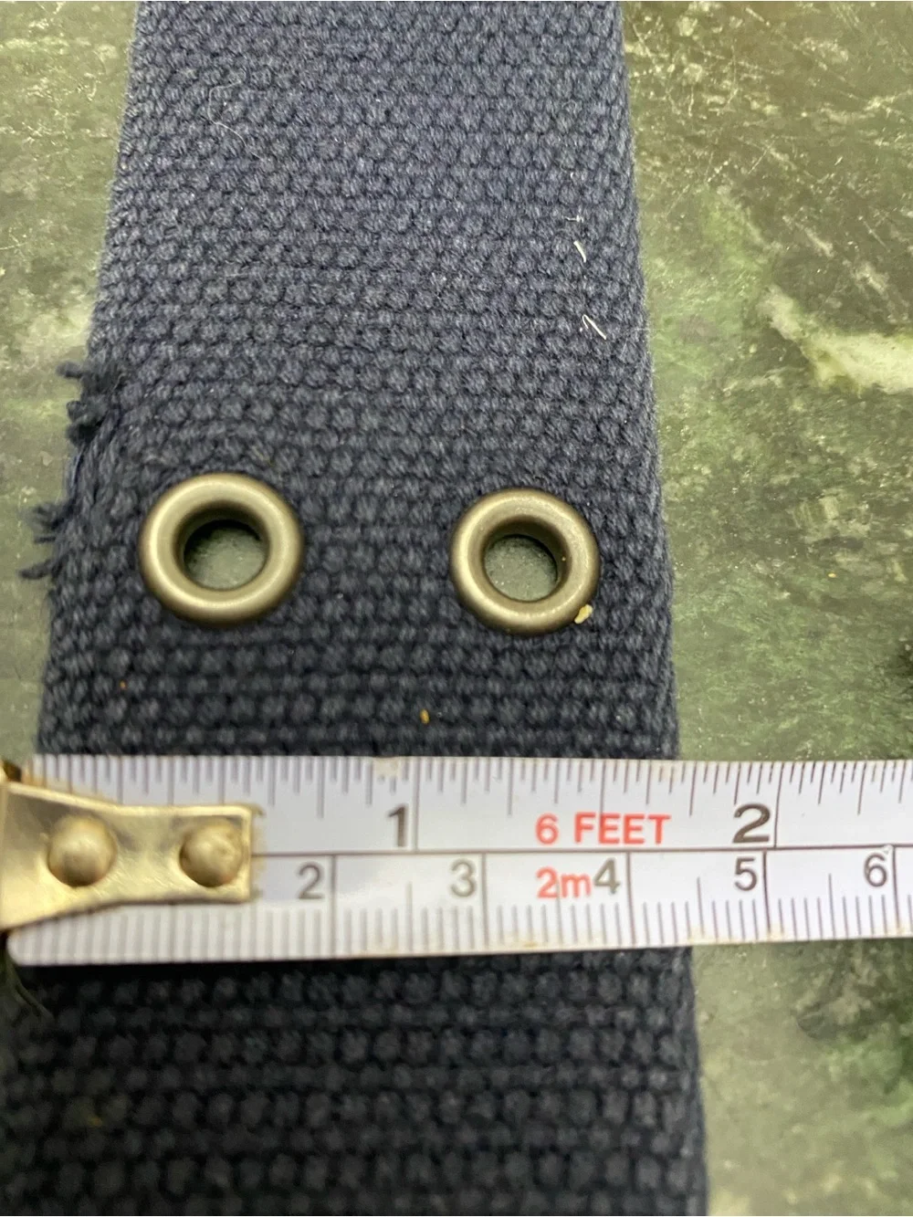 Aeropostale Navy Canvas Adjustable Strap with Grommets